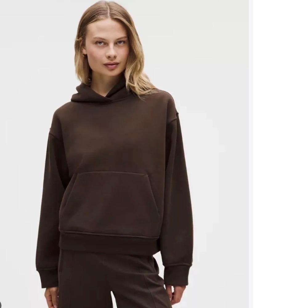 Lululemon Steady State Oversized Hoodie Walnut Brown Size M Walnut Crunch NEW